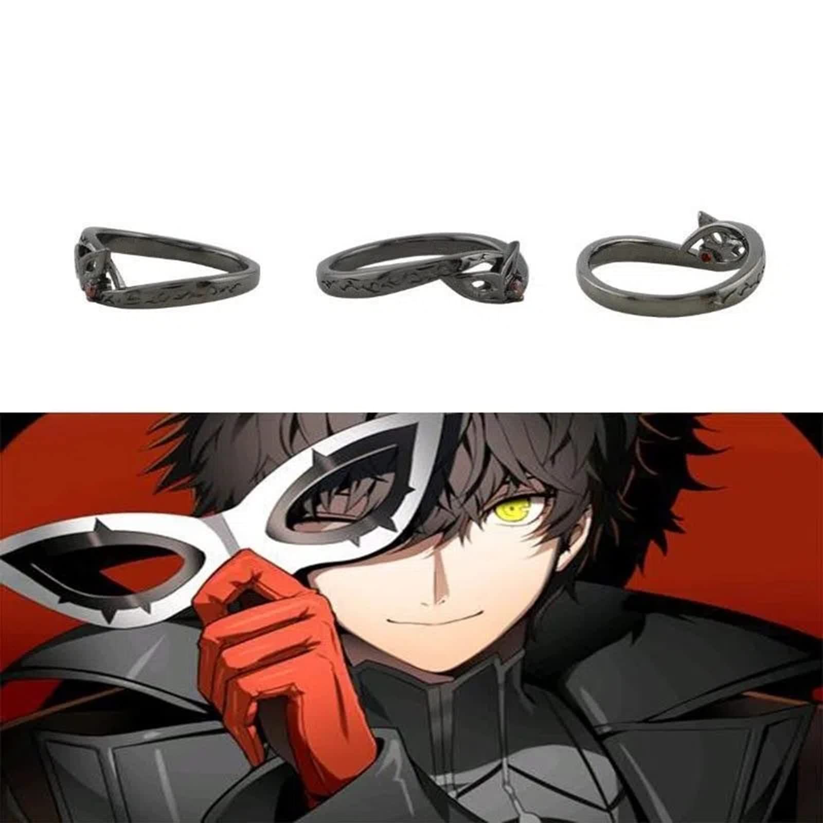 Amazon.co.jp: ペルソナ5 指輪 カップル ジョーカー 明智吾郎 リング